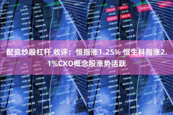 配资炒股杠杆 收评：恒指涨1.25% 恒生科指涨2.1%CXO概念股涨势活跃